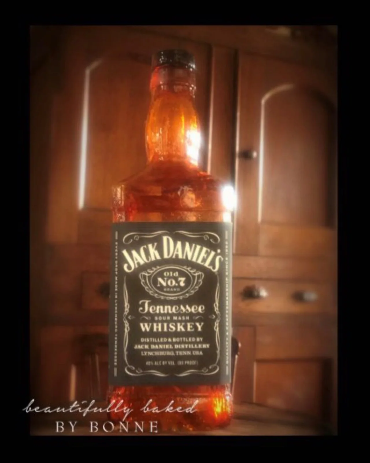 Jack Daniel’s bottle cake